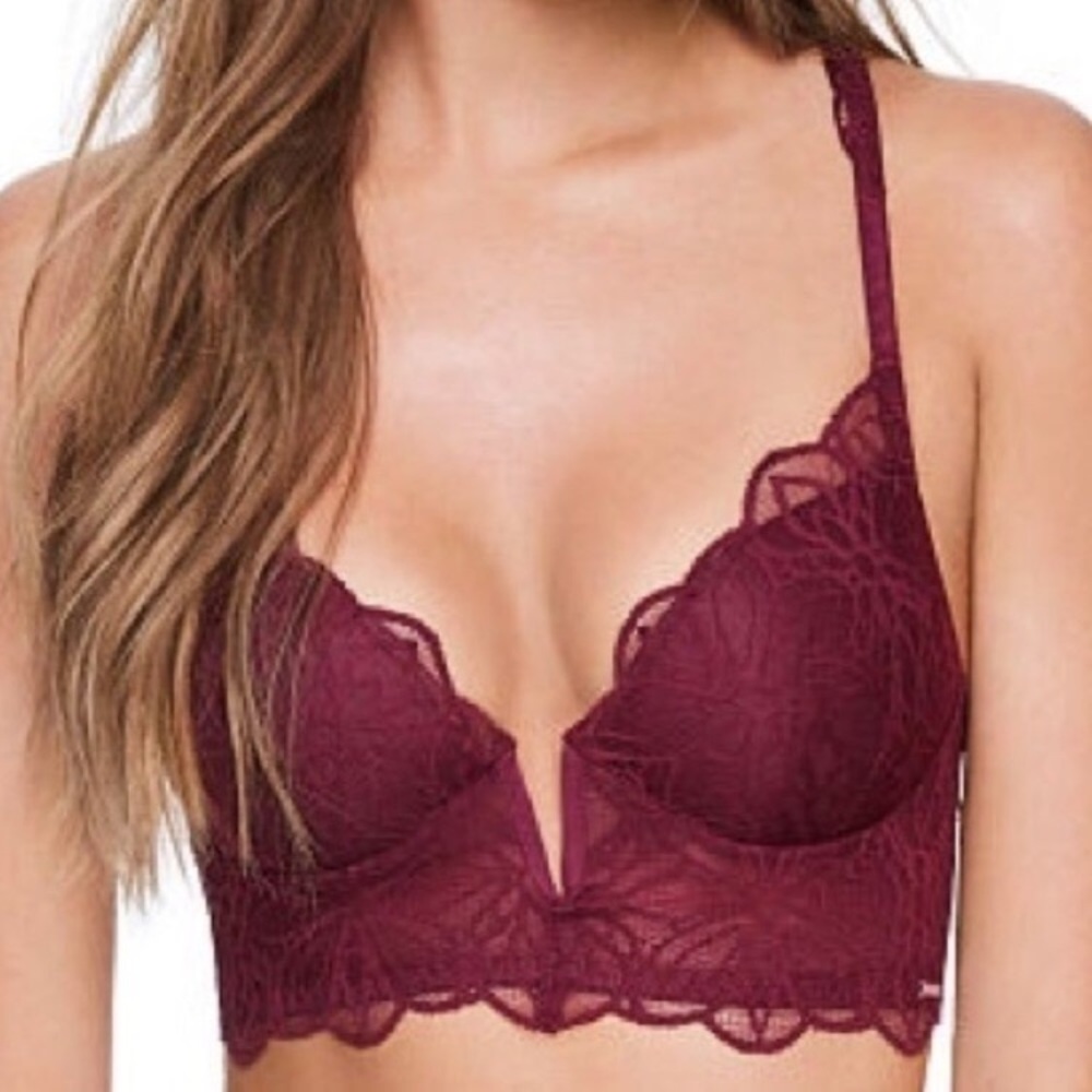 VICTORIA'S SECRET PINK LACE BRALETTE